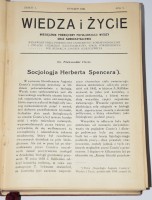 Wiedza i życie. Miesięcznik. Rocznik 1930. Zeszyt 1-12. Rok V. [powstanie listopadowe]