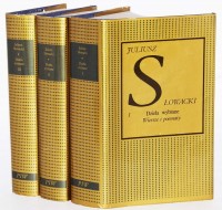 SŁOWACKI Juliusz - Dzieła wybrane, 1-3 komplet
