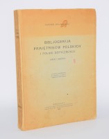 MALISZEWSKI Edward - Bibljografia pamiętników polskich i Polski dotyczących. Warszawa 1928.