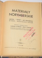 Materiały norymberskie. Oprac. T. Cyprian, J. Sawicki. Warszawa 1948.