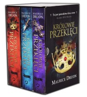 DRUON Maurice - Królowie przeklęci, 1-7 komplet [w 3 tomach] + kartonowe pudełko