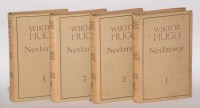 HUGO Wiktor - Nędznicy, 1-4 komplet, PIW [pierwsze pełne polskie wydanie]