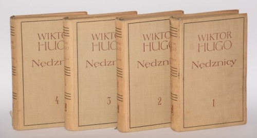 Wiktor Hugo Nędznicy 1-4 PIW 1956 komplet