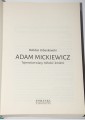 Bohdan Urbankowski Adam Mickiewicz Tajemnice wiary miłości i śmierci strona tytułowa