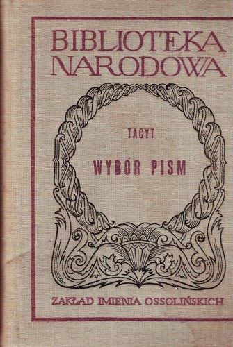 Tacyt Wybór pism – Biblioteka Narodowa 1956, oprawa płócienna.jpg