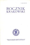 ROCZNIK KRAKOWSKI T. LIII 1987r.